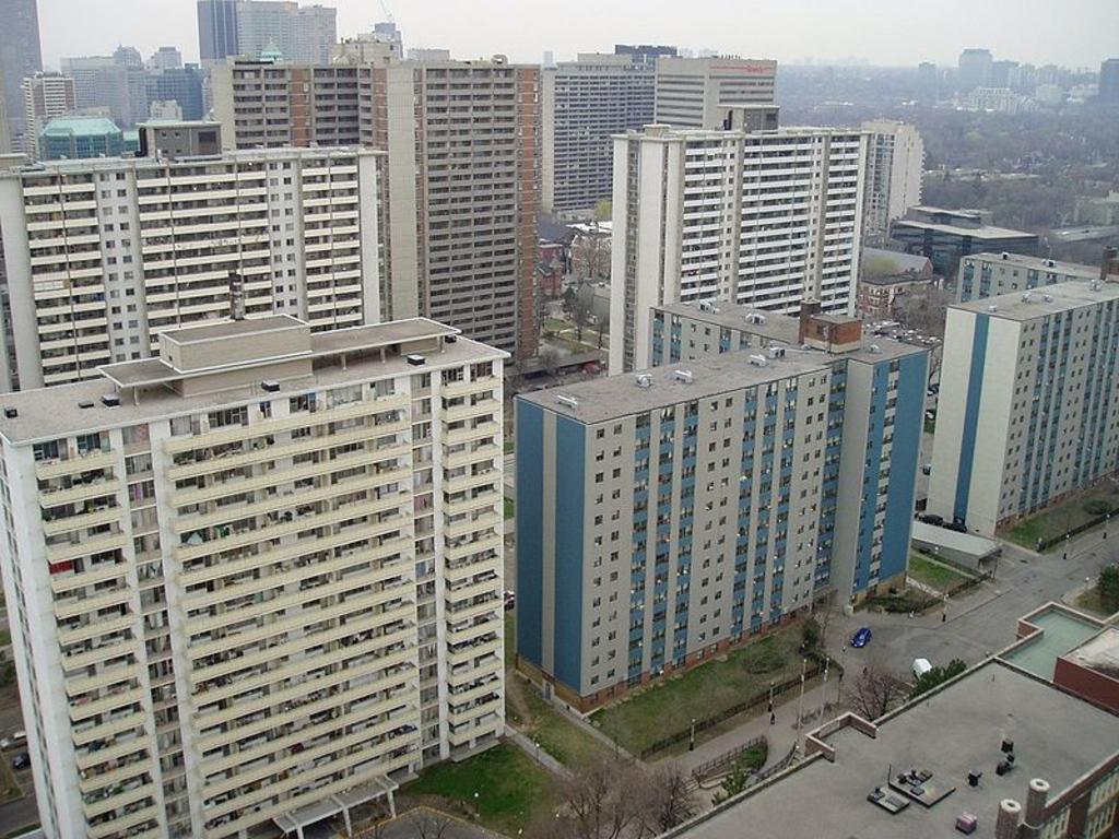 Pigeons in the Towers in the Park